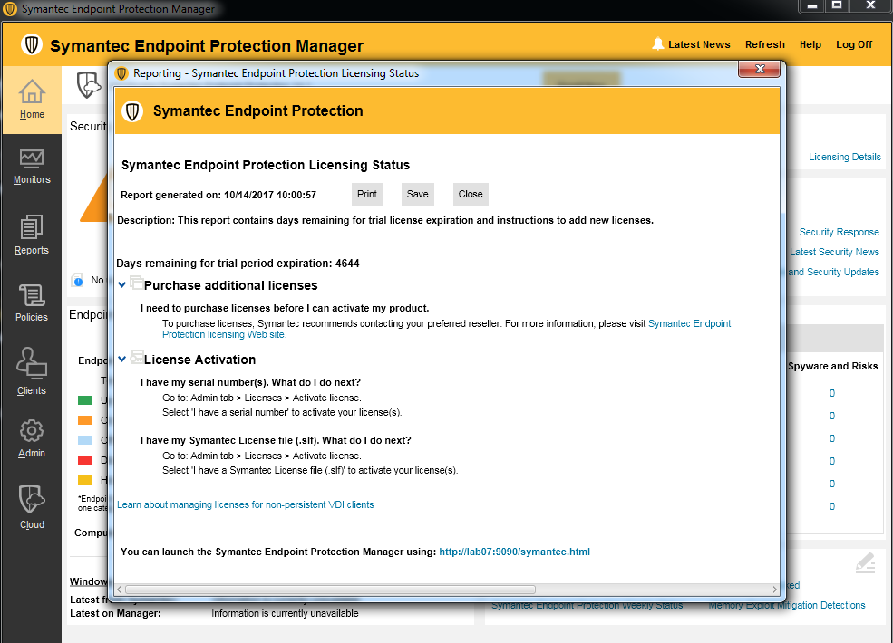 symantec endpoint protection updates