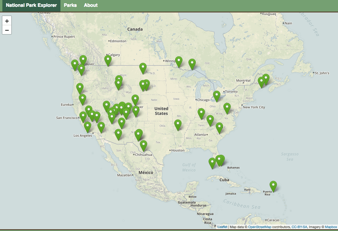 Map at zoom level 4