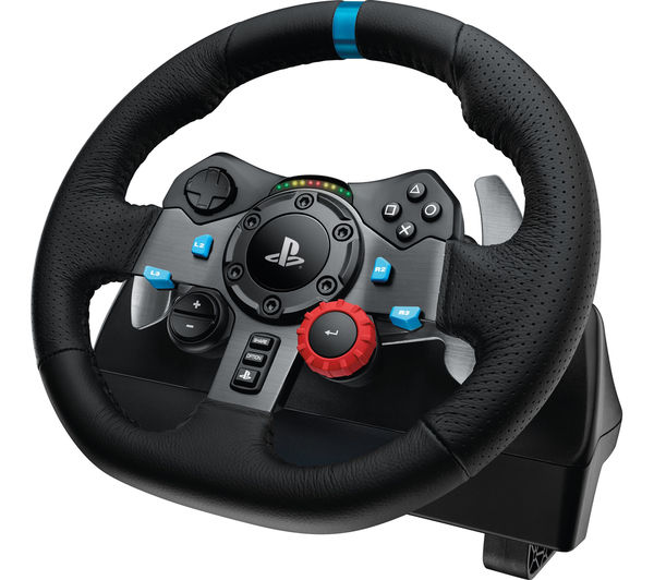 LOGITECH Driving PC PS4 G29 Roue + Pédales + Engrenage & Euro Truck  Simulateur 2